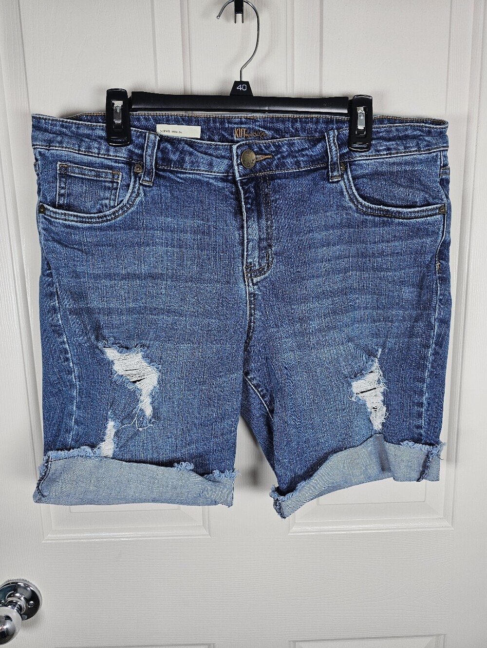 Kut from the Kloth denim Sophie Bermuda Shorts Size 14